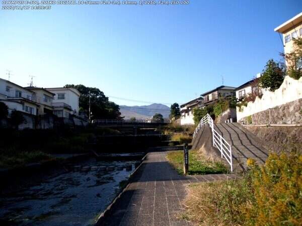 境川(別府市) 2007年11月